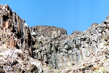 Basaltsäulen, Valle Gran Rey