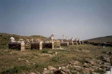 Löwengruppe auf Delos