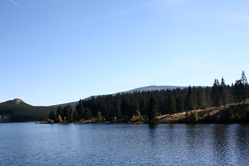 Brocken und Eckertalstausee, Harz