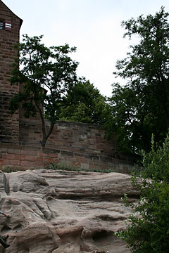 Sandsteinfelsen Kaiserburg, Nürnberg